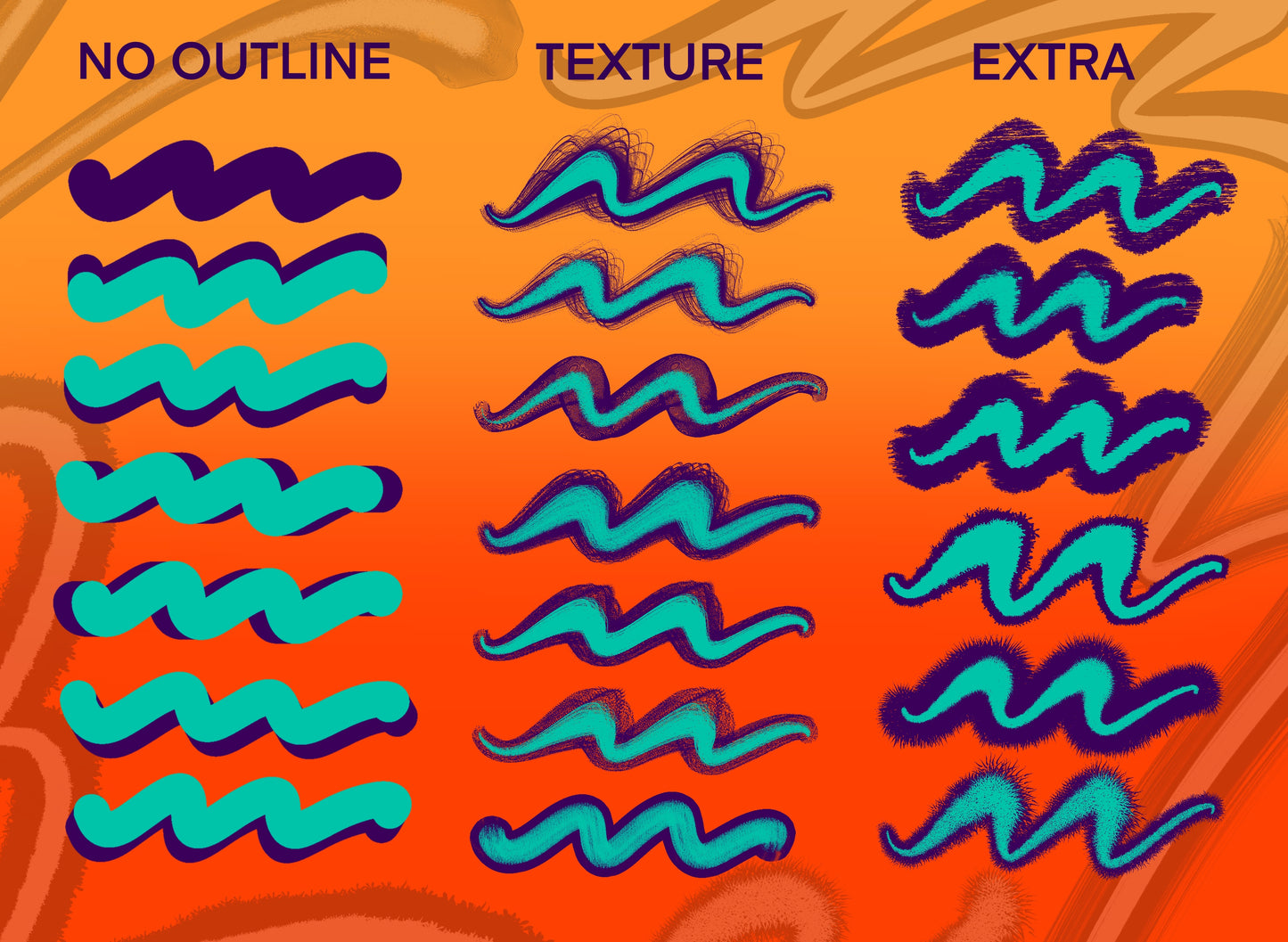 Outline - Round Brushes NEW BRUSHSET AVAILABLE