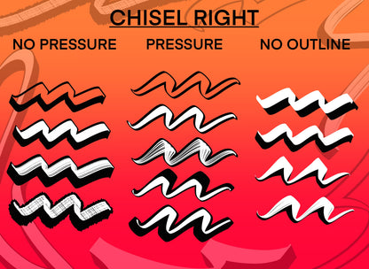 Outline - Chisel Pack NEW BRUSHSET AVAILABLE
