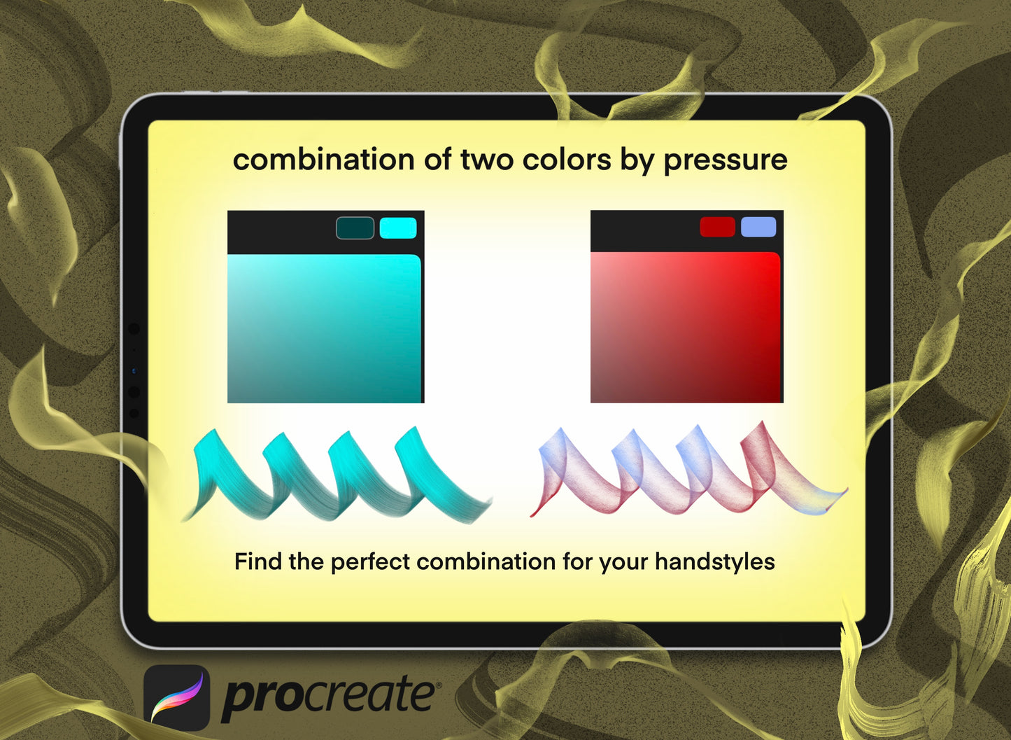 Blackletter calligraphy brushes for procreate