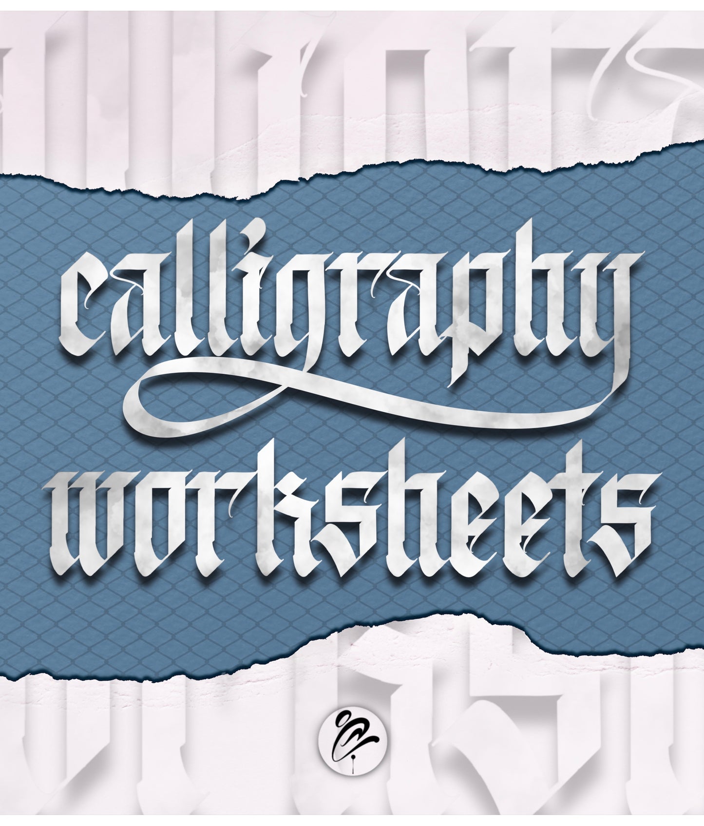 Calligraphy worksheets pack