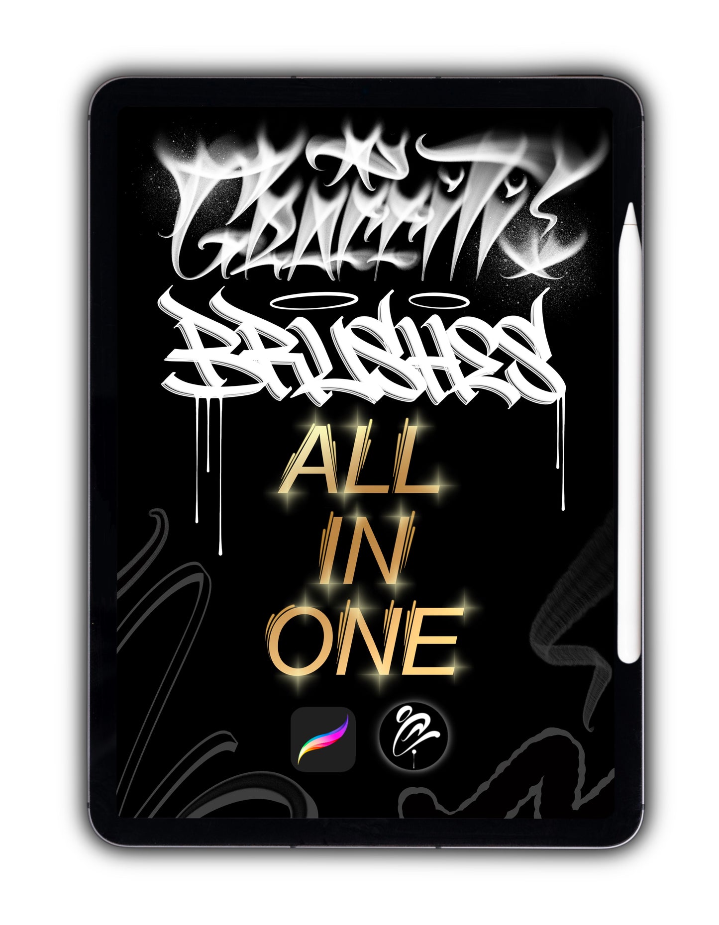 All in one graffiti brush pack