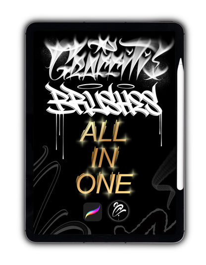 All in one graffiti brush pack